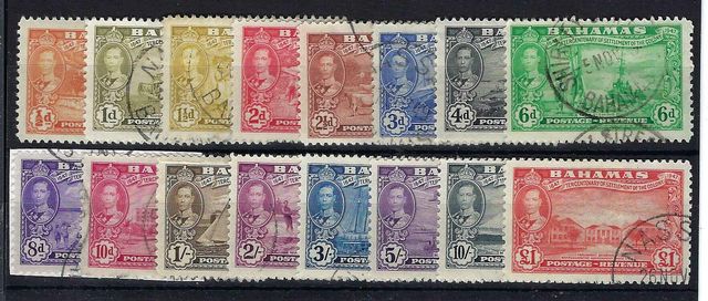 Image of Bahamas SG 178/93 FU British Commonwealth Stamp